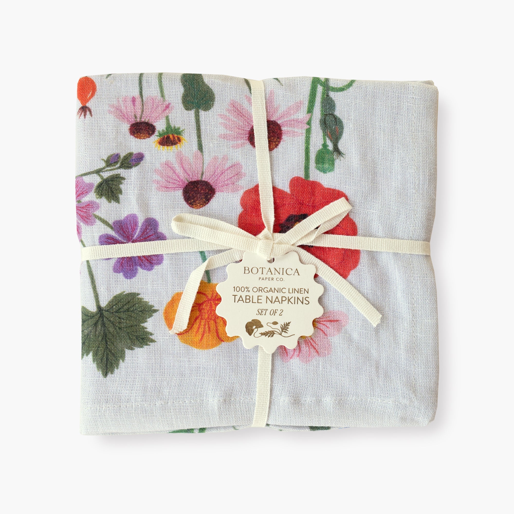 Botanist Linen Table Napkins - Set of 2 option3