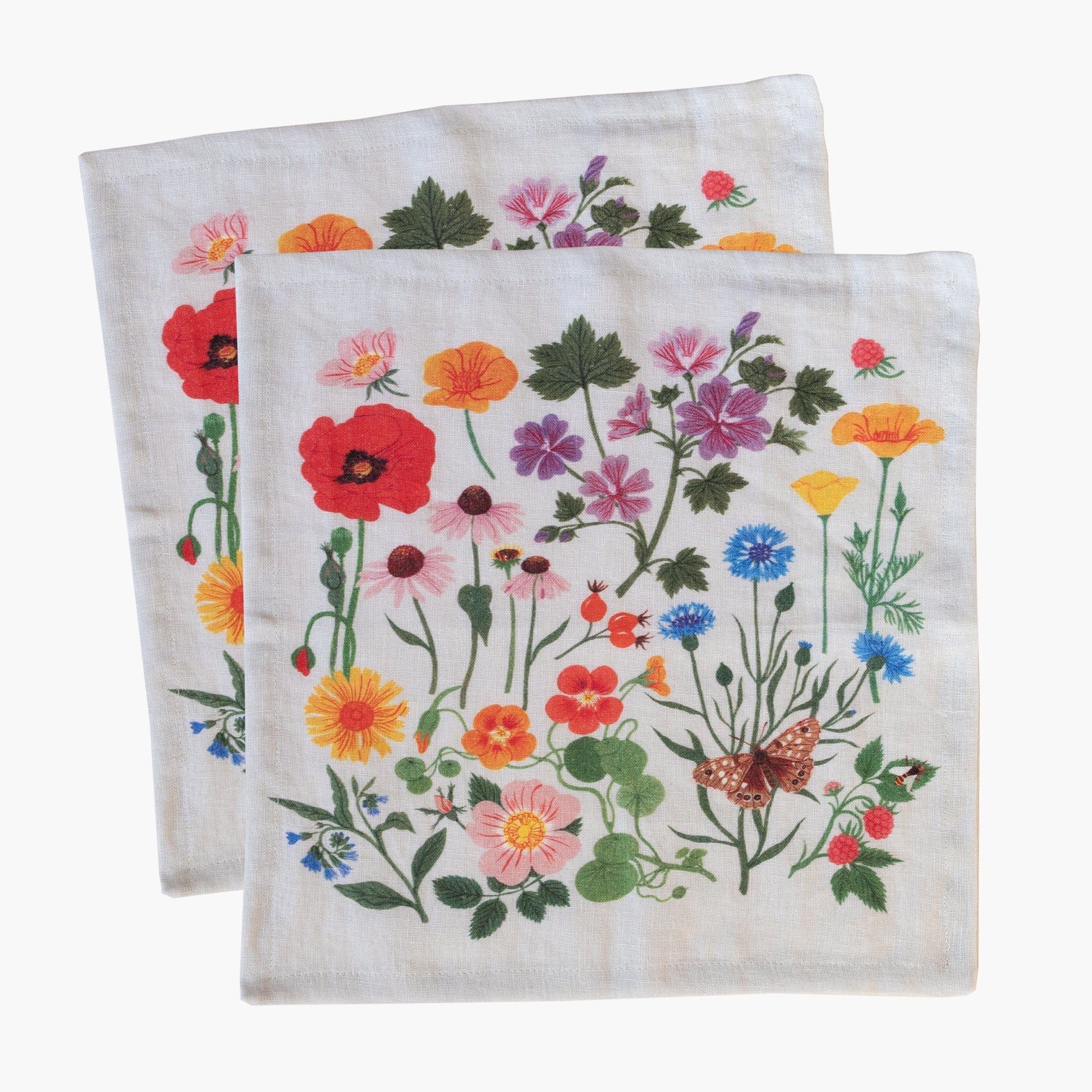 Botanist Linen Table Napkins - Set of 2 option3