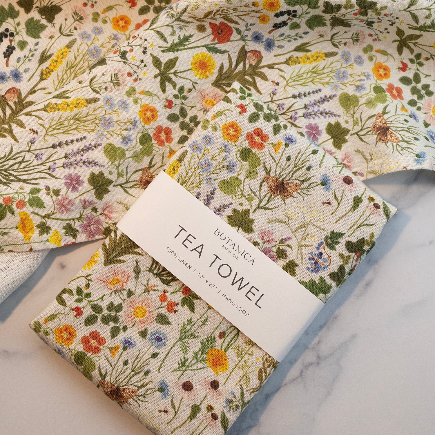 Botanist Tea Towel - 100% Linen Dishcloth option3