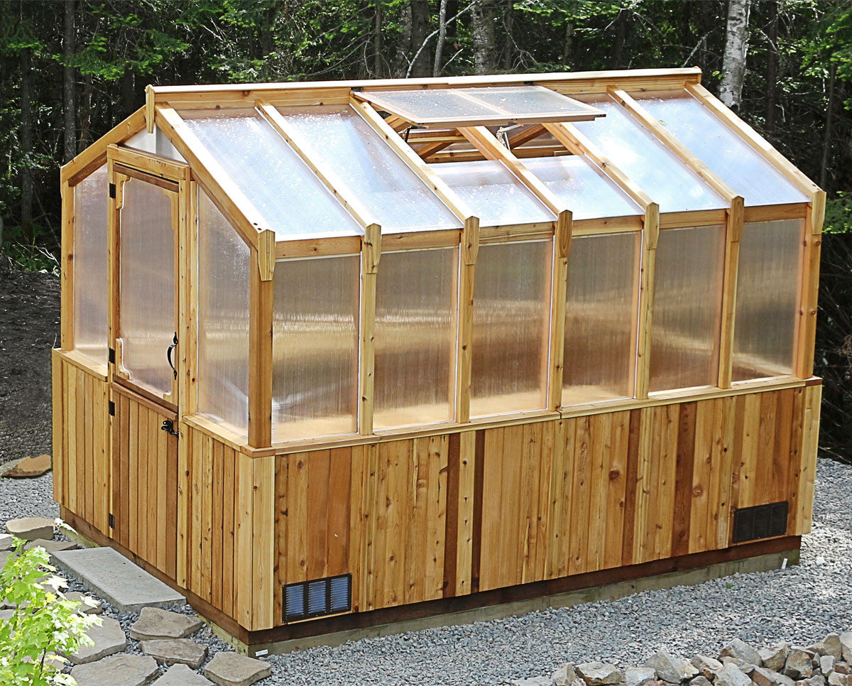 8' x 12' Cedar Greenhouse