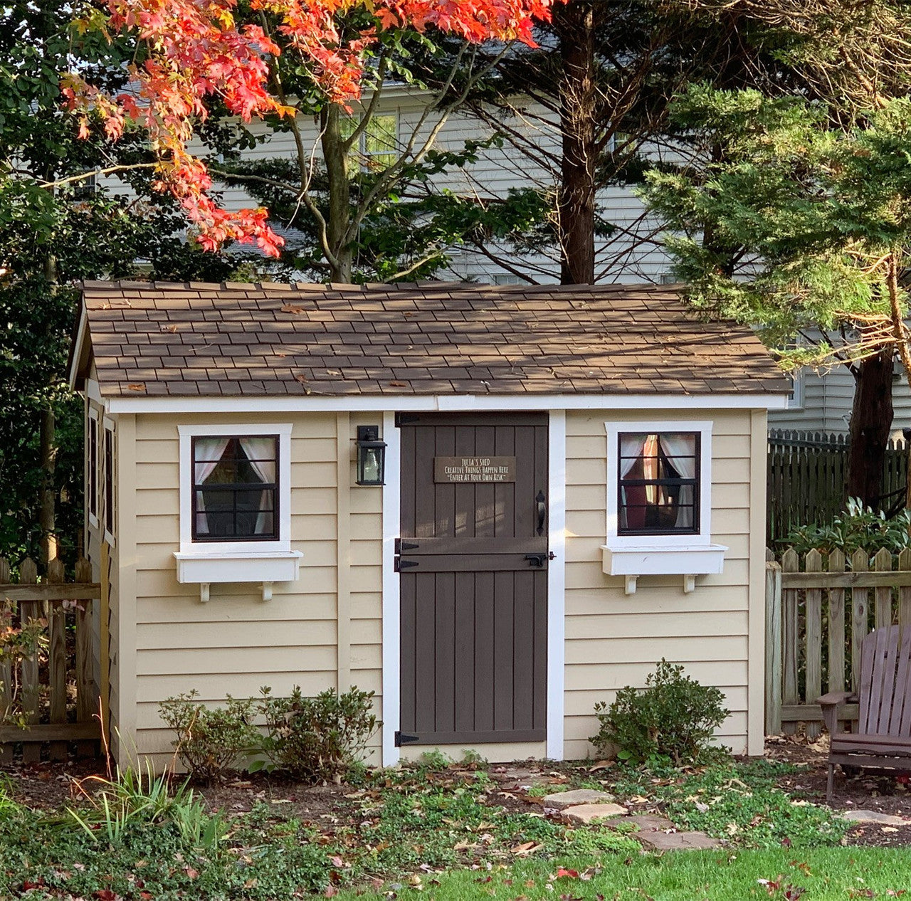12' x 8' Western Red Cedar – Cabana Shed