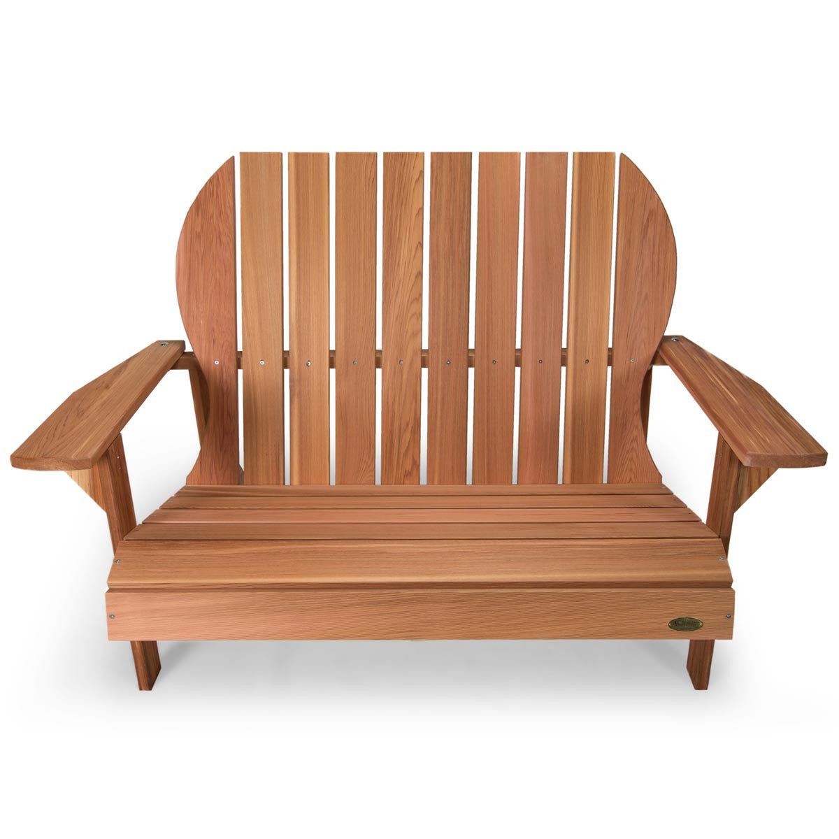 Cedar Adirondack Bench - 4.5' Wide
