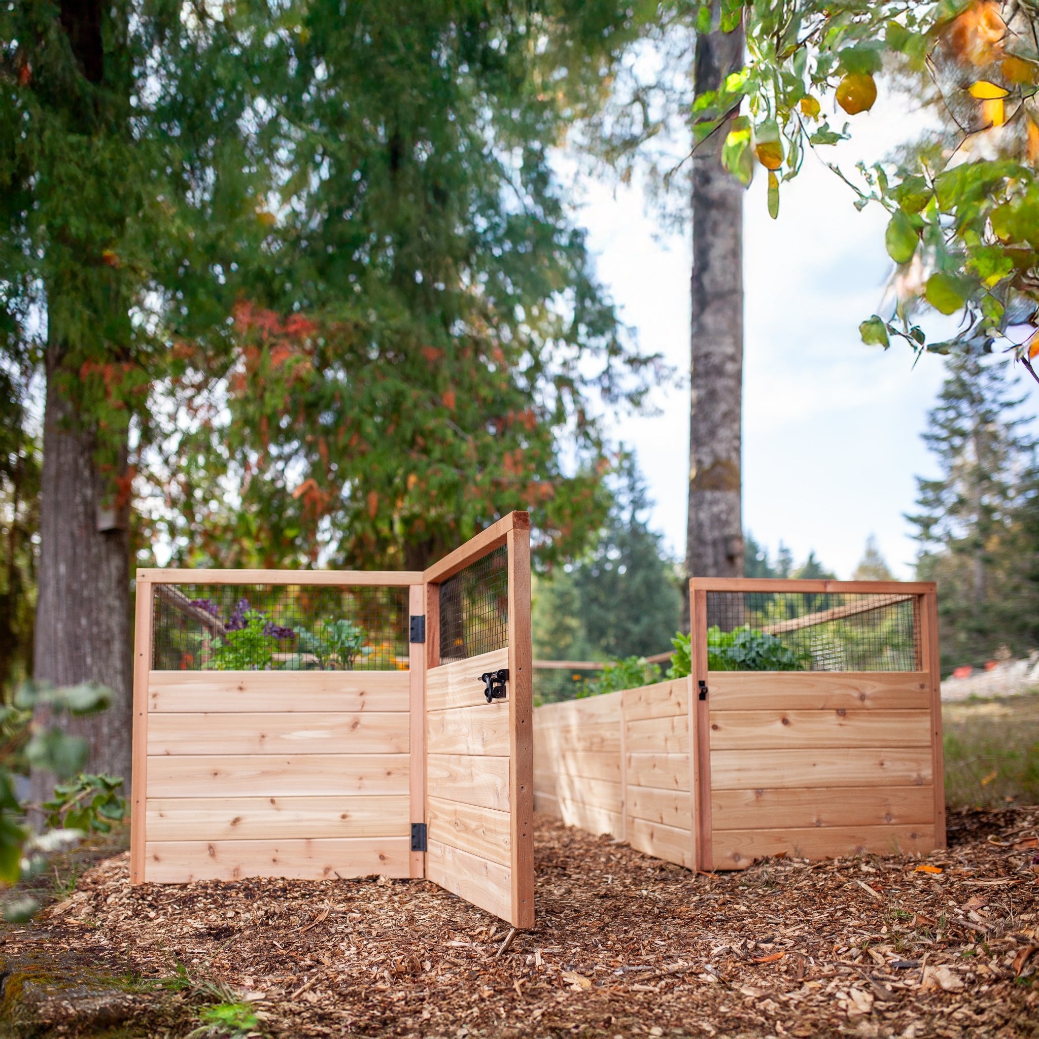 8' x 12' Complete Cedar Raised Garden Bed Kit - Eartheasy