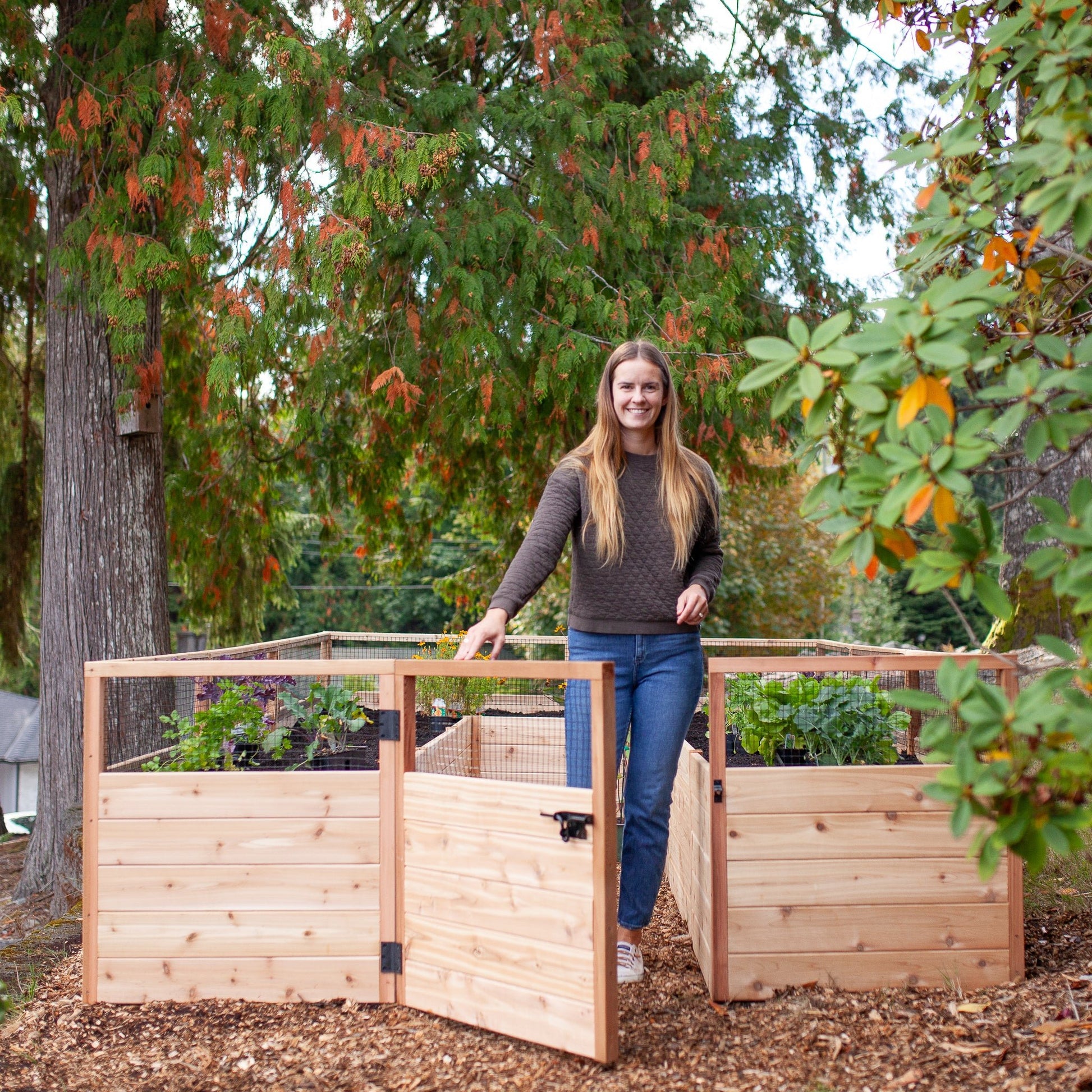 Cedar Complete Raised Garden Bed Kit - 8' x 12'
