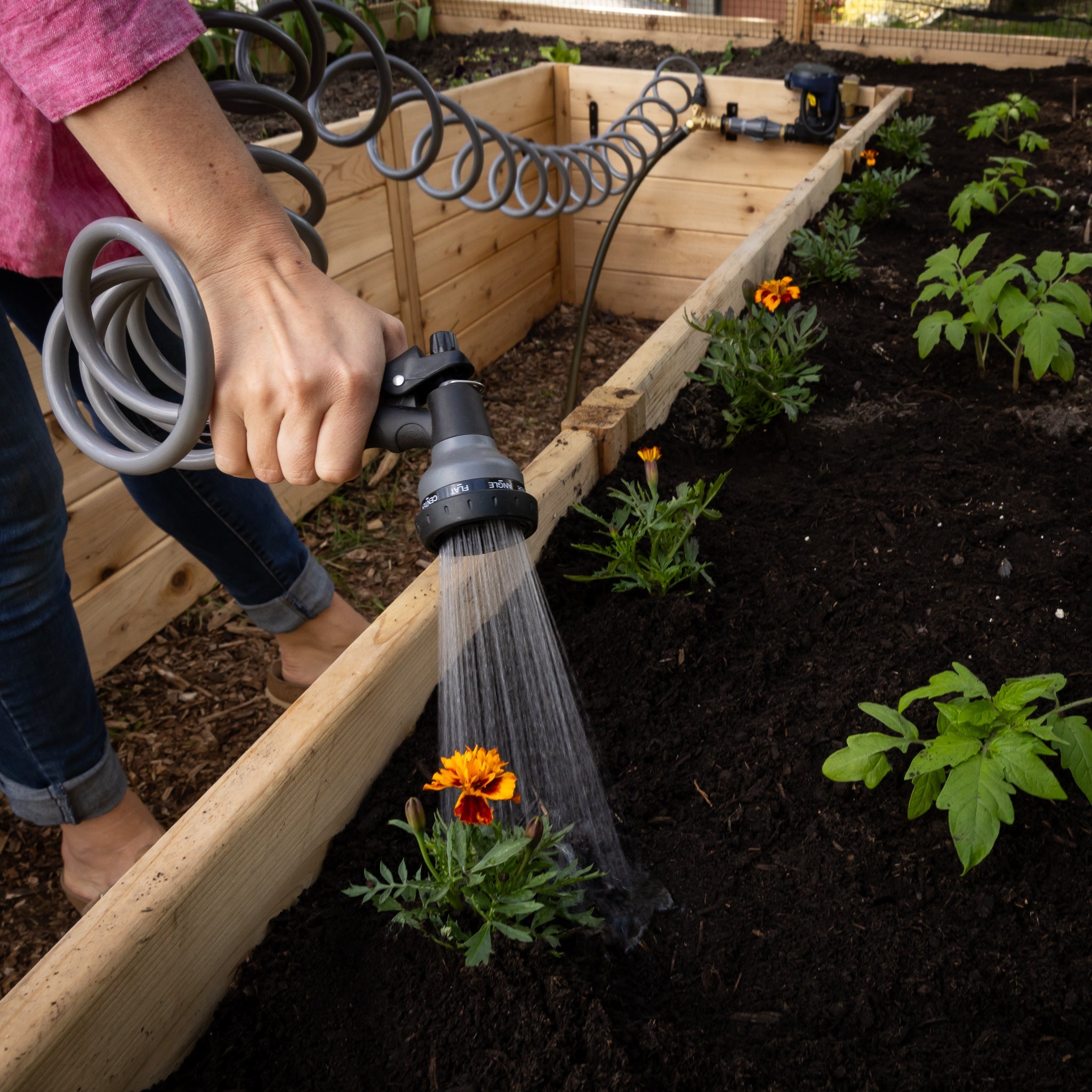 Cedar Complete Raised Garden Bed Kit with Bird Netting Cover 8' x 16' option3