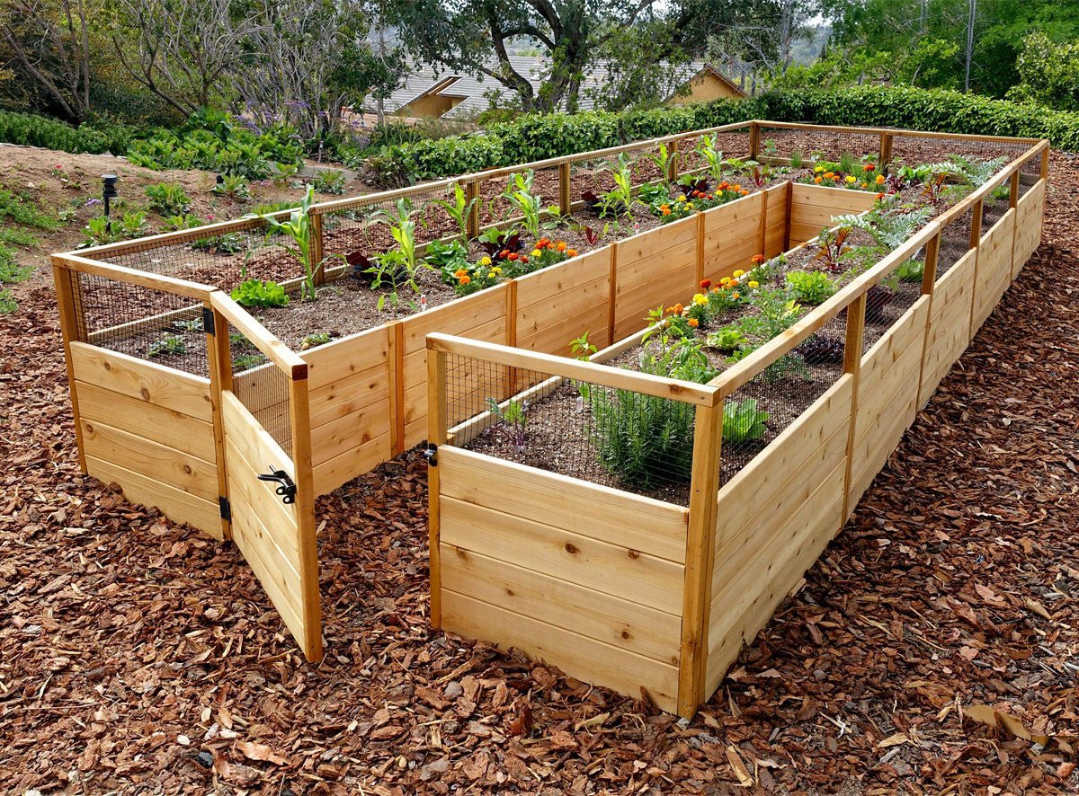 8' x 16' Garden Kit without Greenhouse Cover
