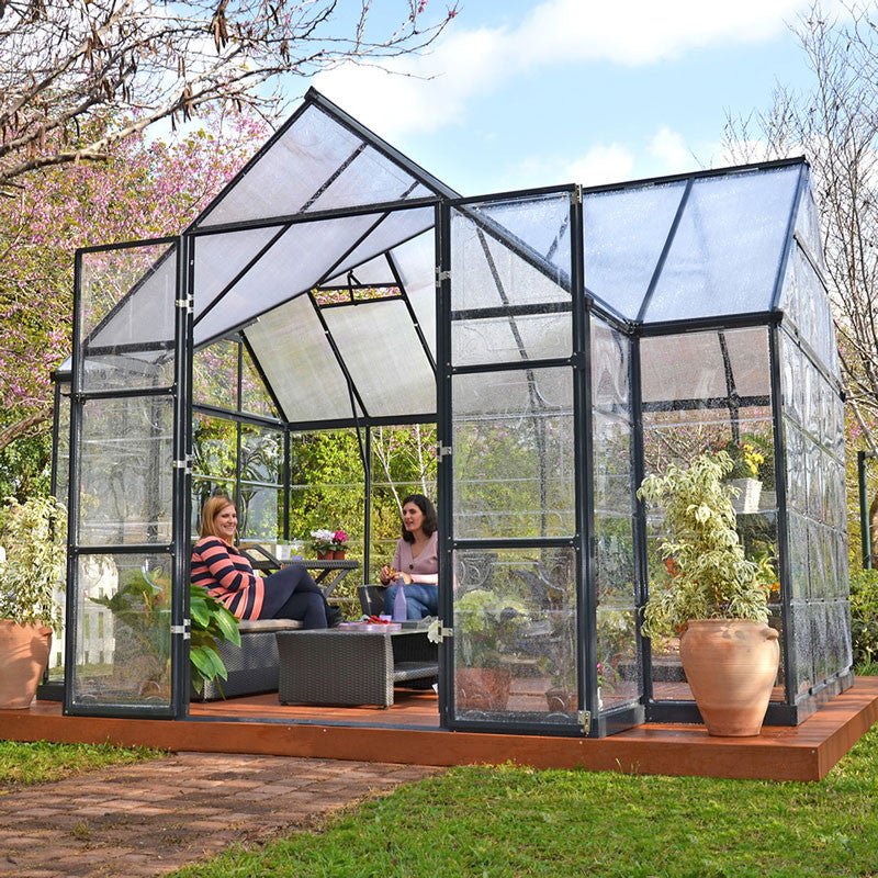 Chalet 12' x 10' Greenhouse option3