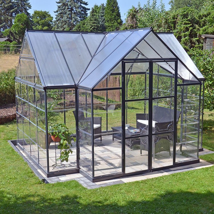 Chalet 12' x 10' Greenhouse option3