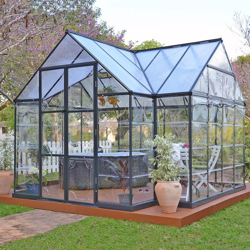 Chalet 12' x 10' Greenhouse option3