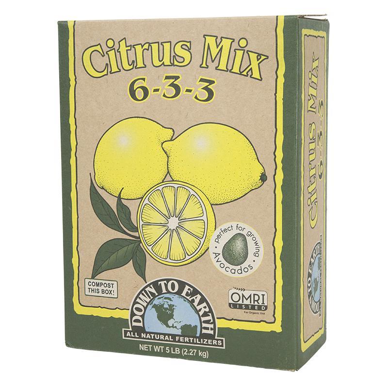 Organic Citrus Mix Fertilizer 6-3-3 - 5 lbs