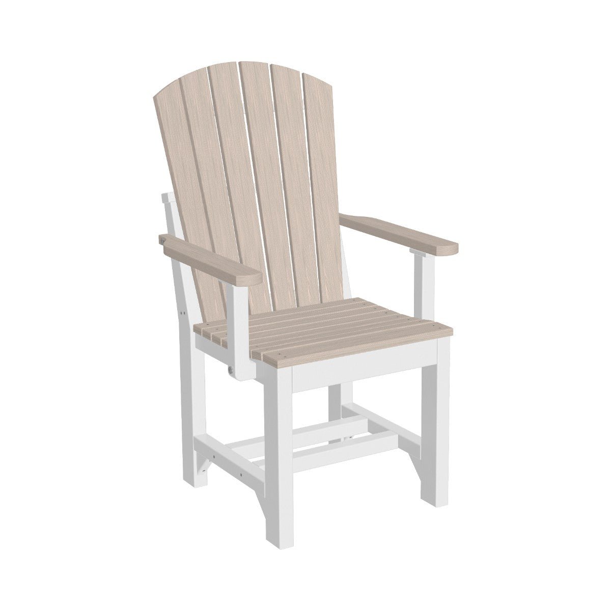Classic Adirondack Arm Chair birch-white Dining Height (30")