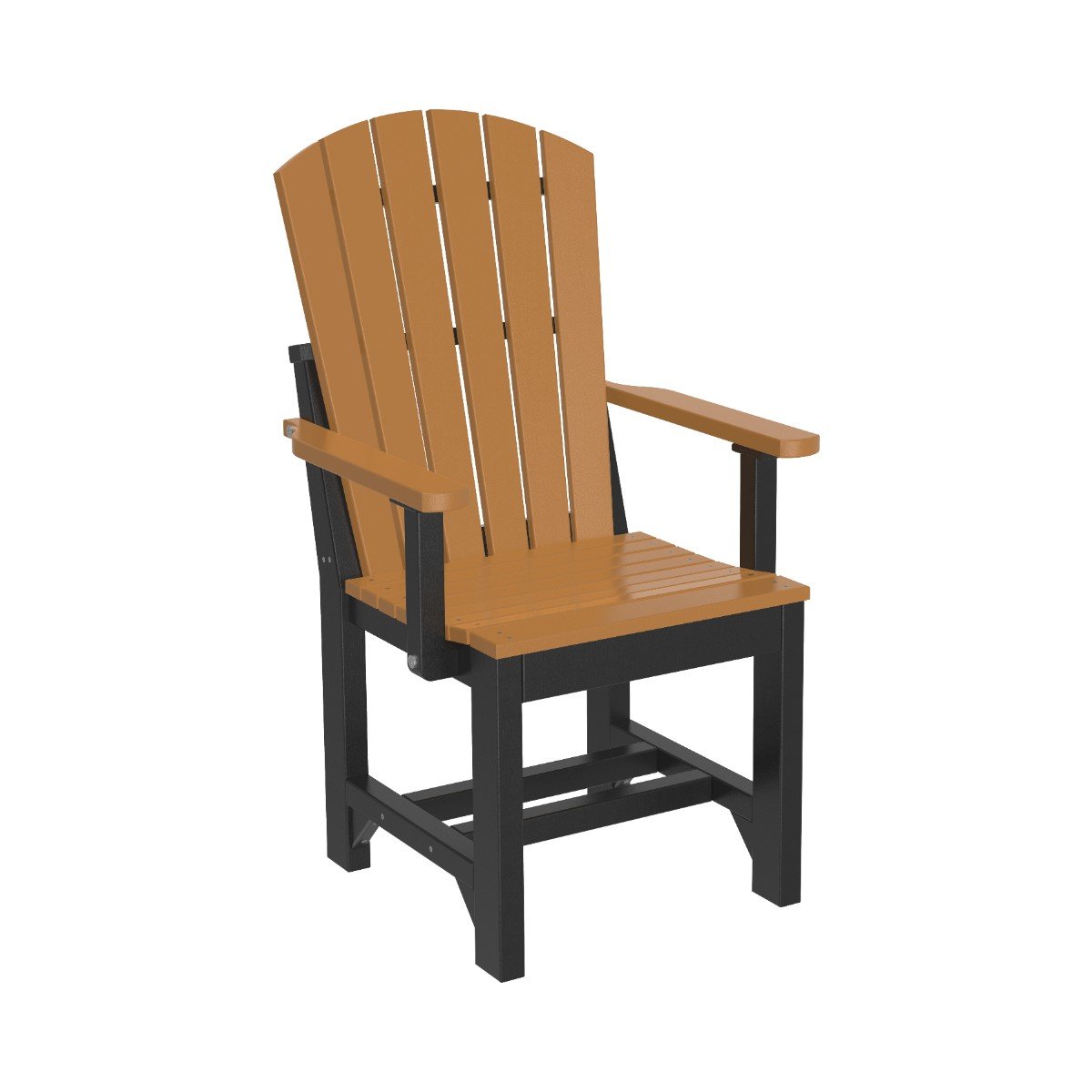 Classic Adirondack Arm Chair cedar-black Dining Height (30")