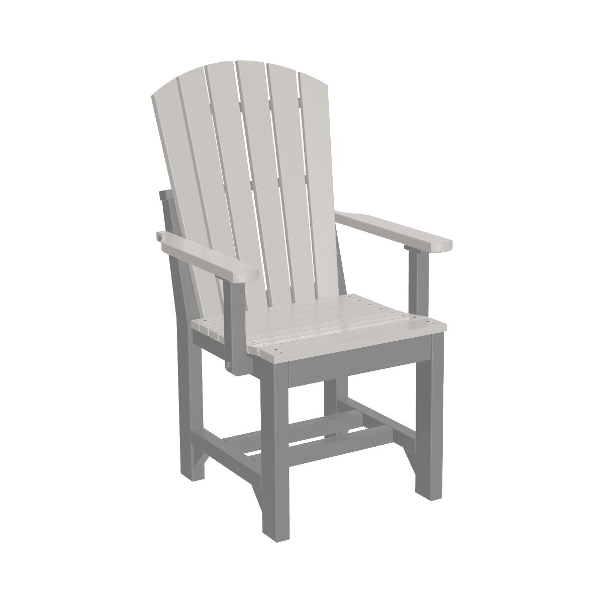 Classic Adirondack Arm Chair dove-gray-slate Dining Height (30")