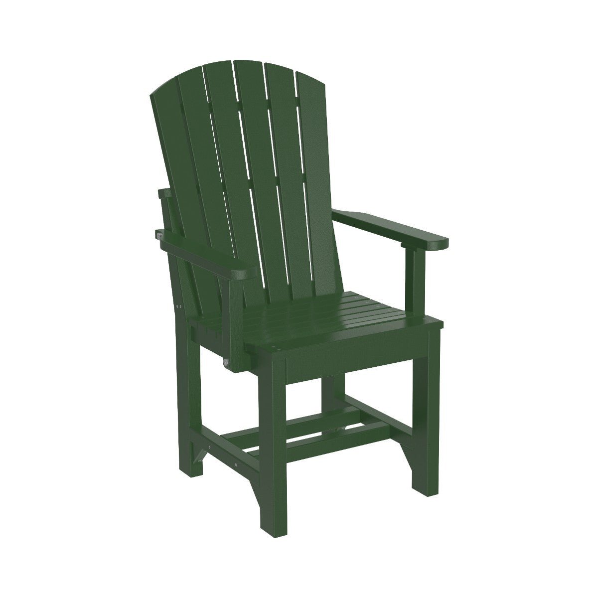 Classic Adirondack Arm Chair forest-green Dining Height (30")