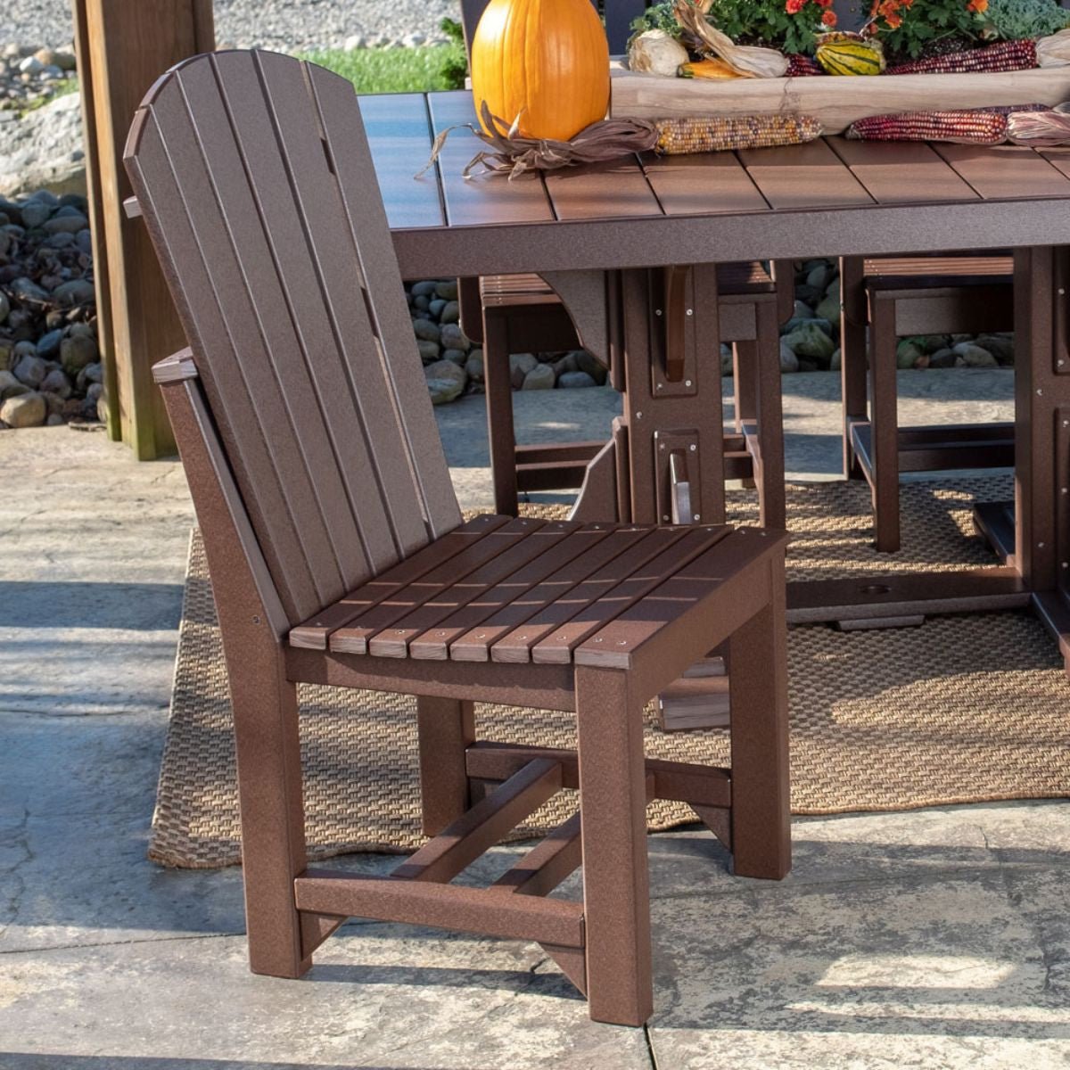 Classic Adirondack Side Chair antique-mahogany Bar Height (42")