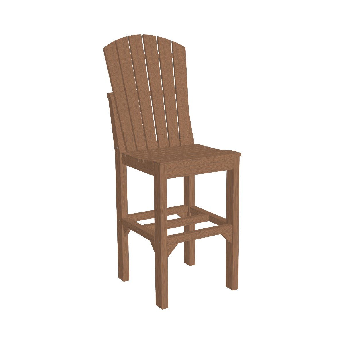 Classic Adirondack Side Chair antique-mahogany Bar Height (42")
