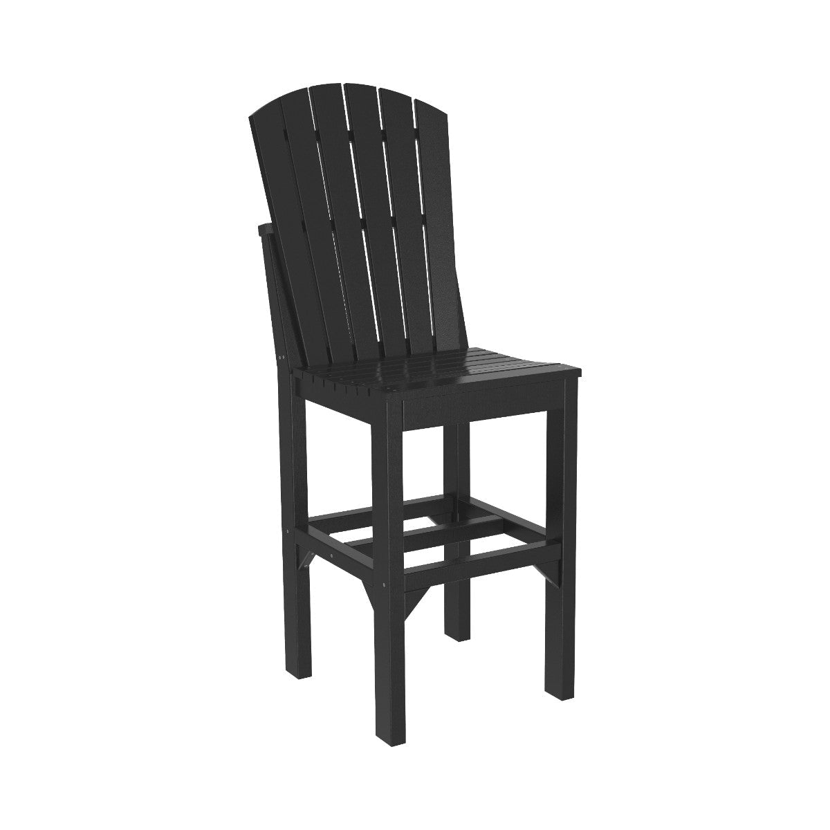 Classic Adirondack Side Chair black Bar Height (42")