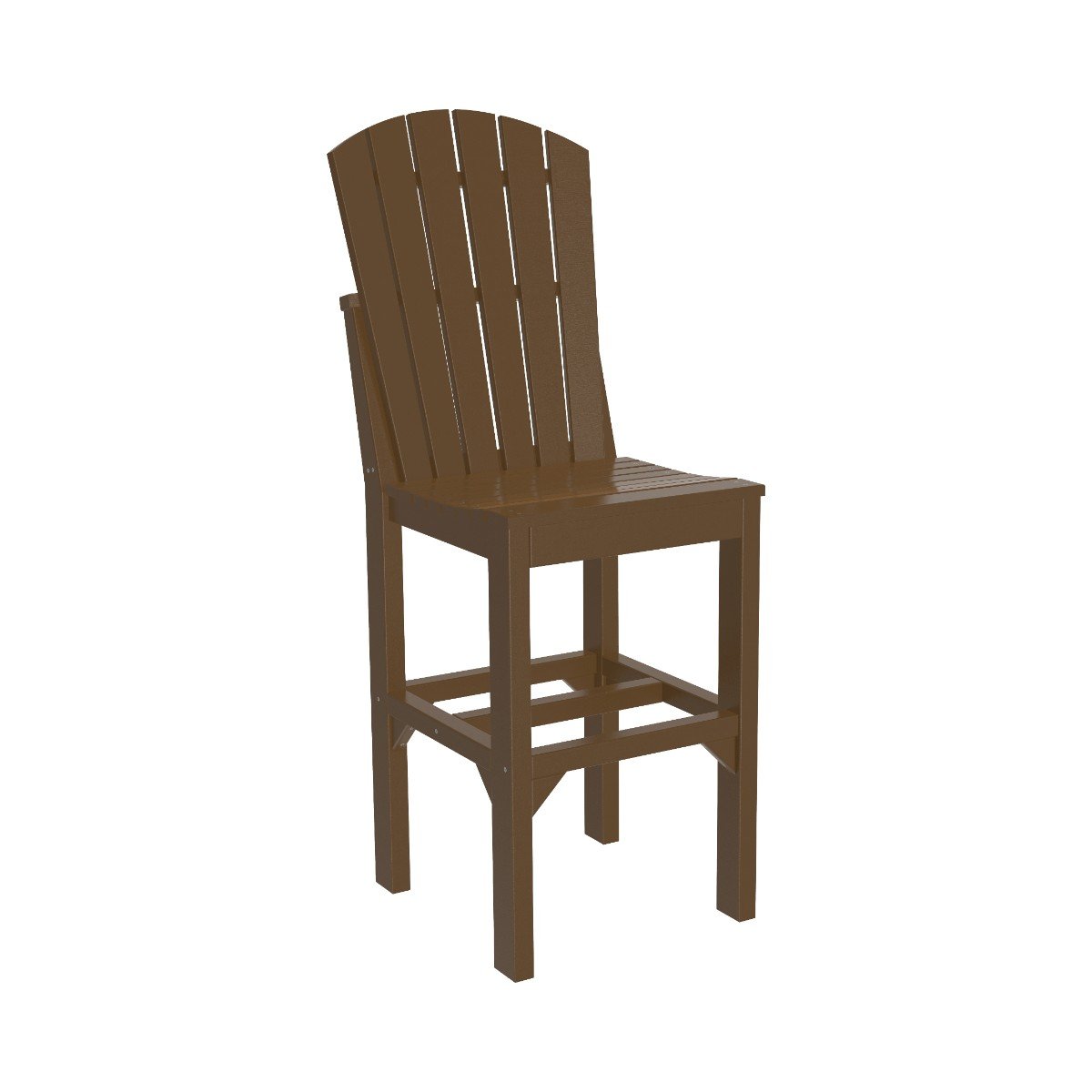 Classic Adirondack Side Chair chestnut-brown Bar Height (42")
