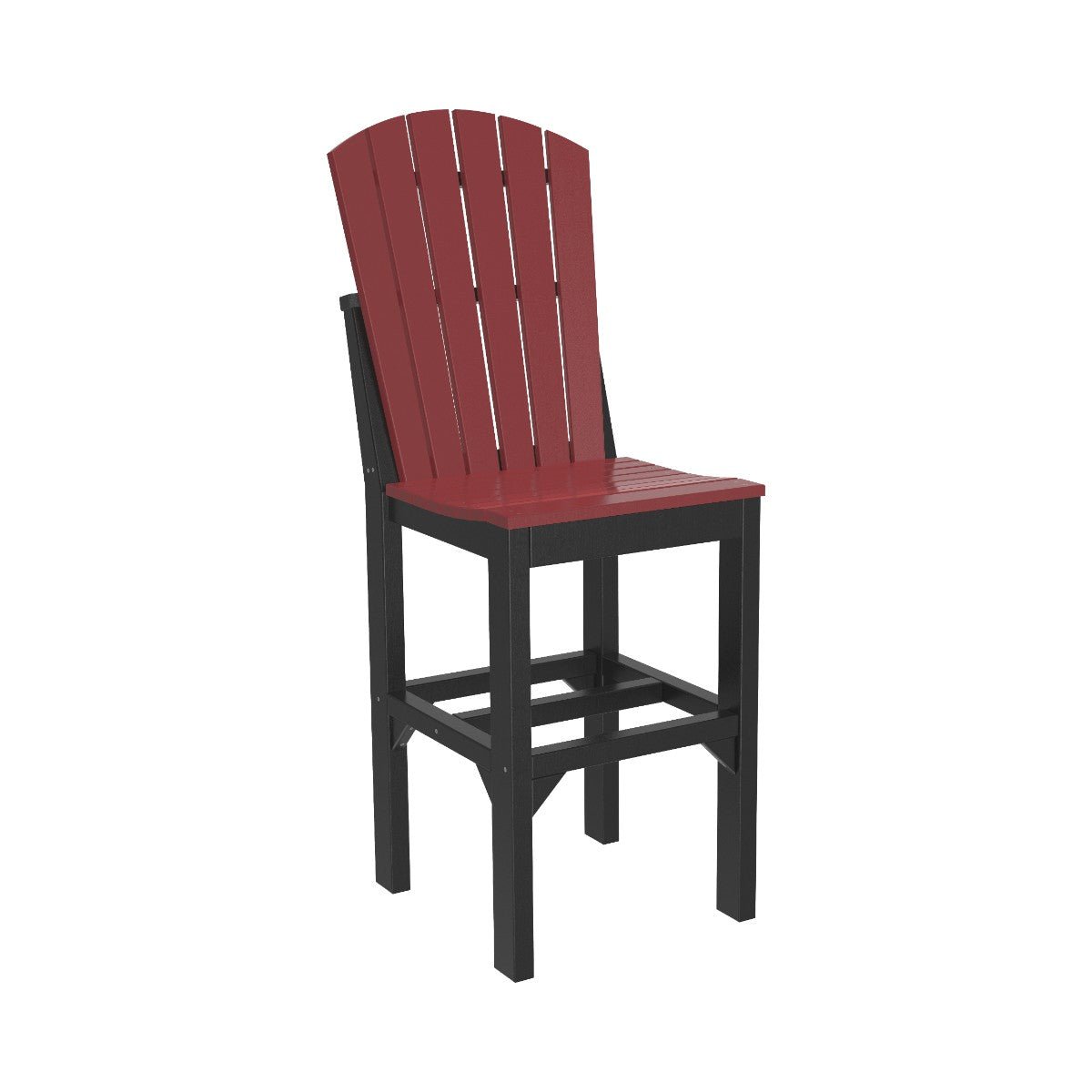 Classic Adirondack Side Chair cherrywood-black Bar Height (42")