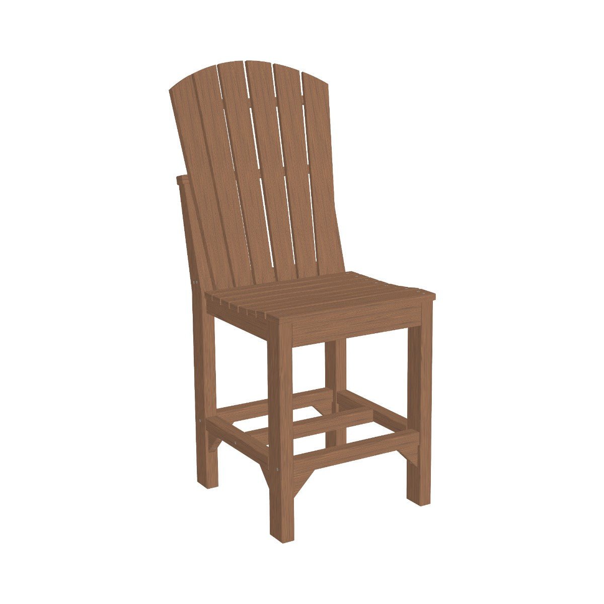 Classic Adirondack Side Chair antique-mahogany Counter Height (36")