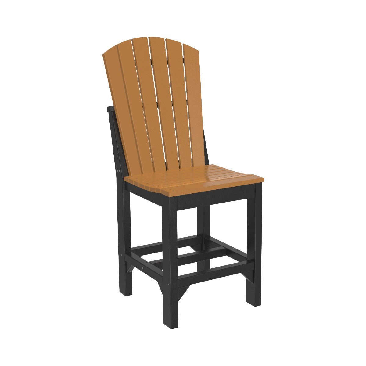Classic Adirondack Side Chair cedar-black Counter Height (36")