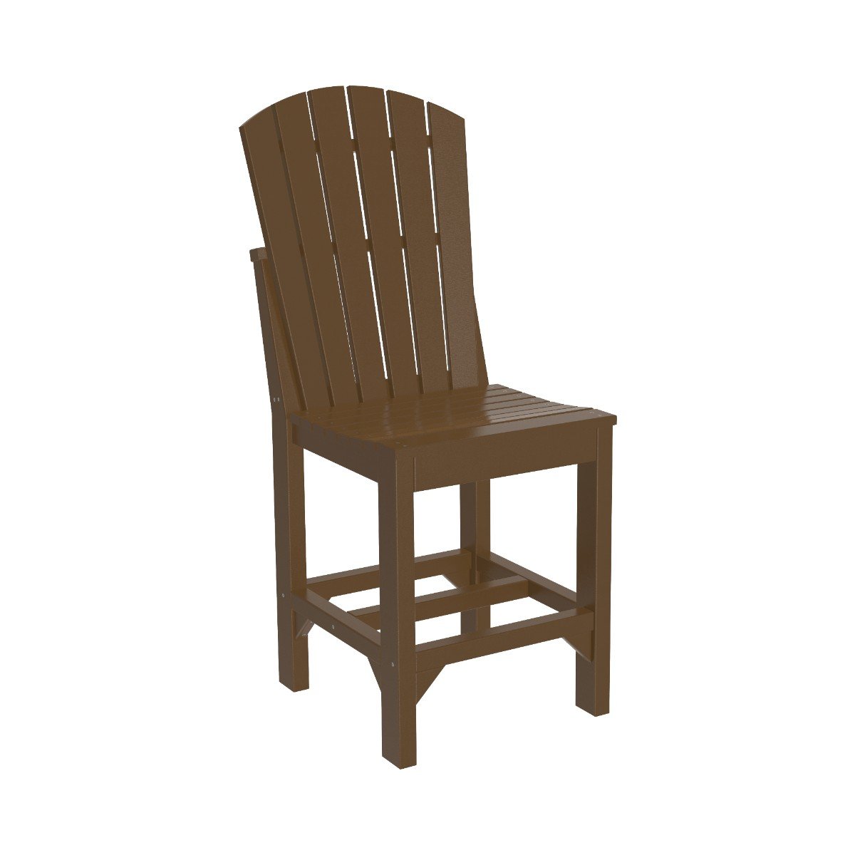 Classic Adirondack Side Chair chestnut-brown Counter Height (36")