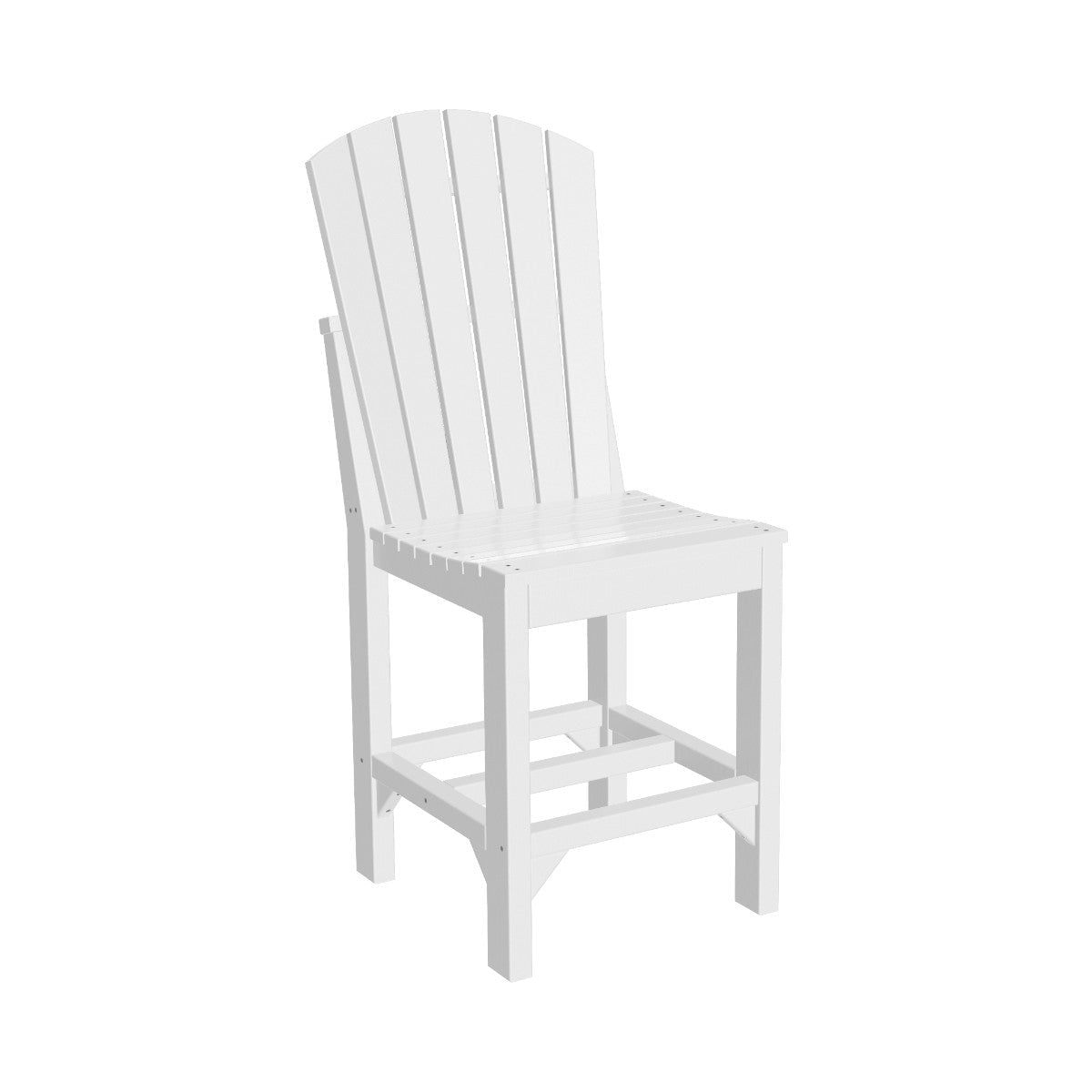 Classic Adirondack Side Chair white Counter Height (36")