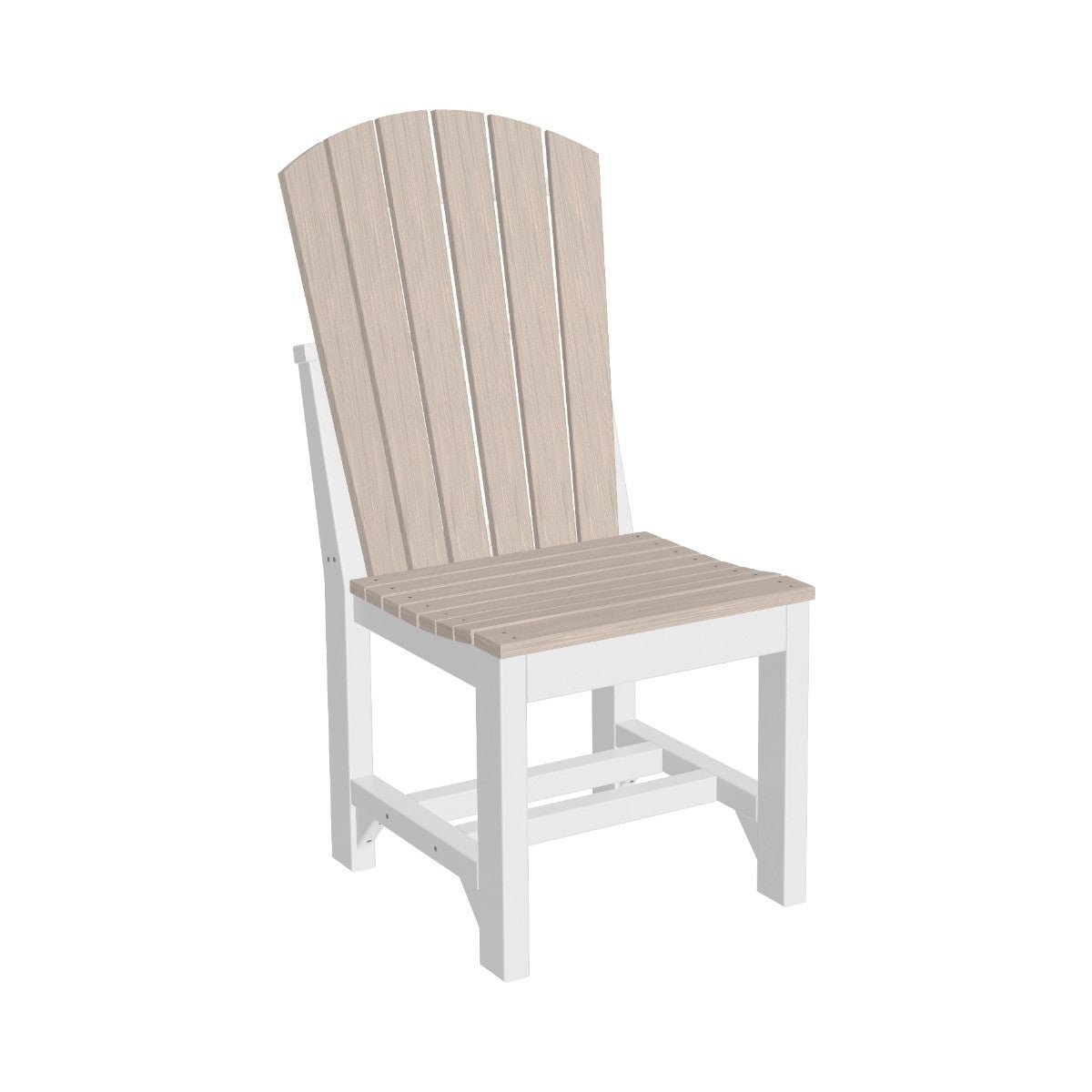 Classic Adirondack Side Chair birch-white Dining Height (30")