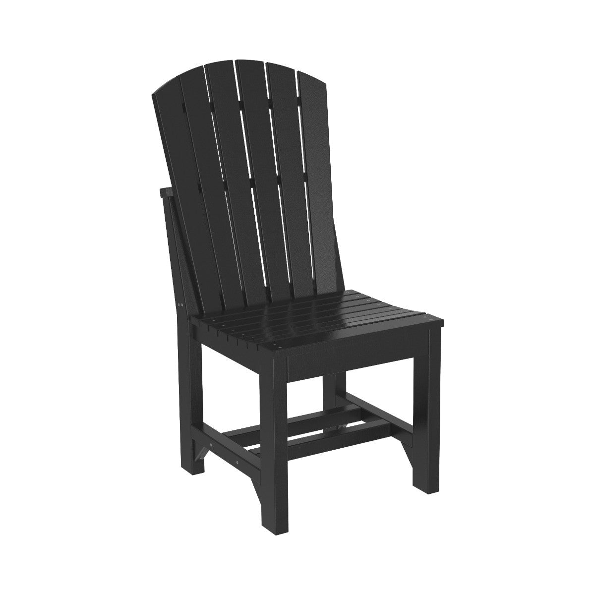Classic Adirondack Side Chair black Dining Height (30")