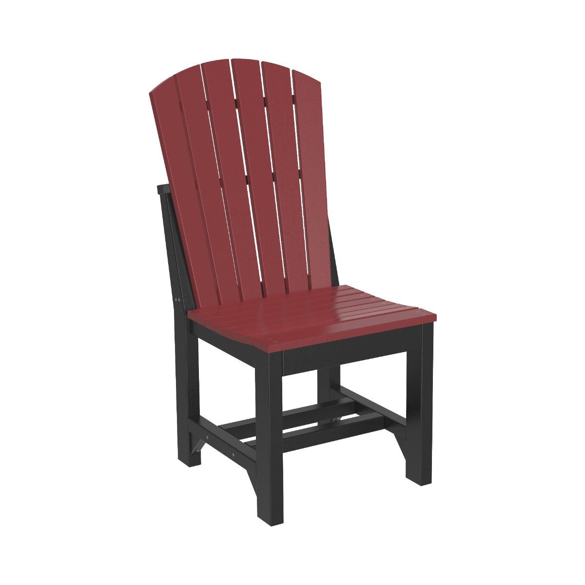 Classic Adirondack Side Chair cherrywood-black Dining Height (30")