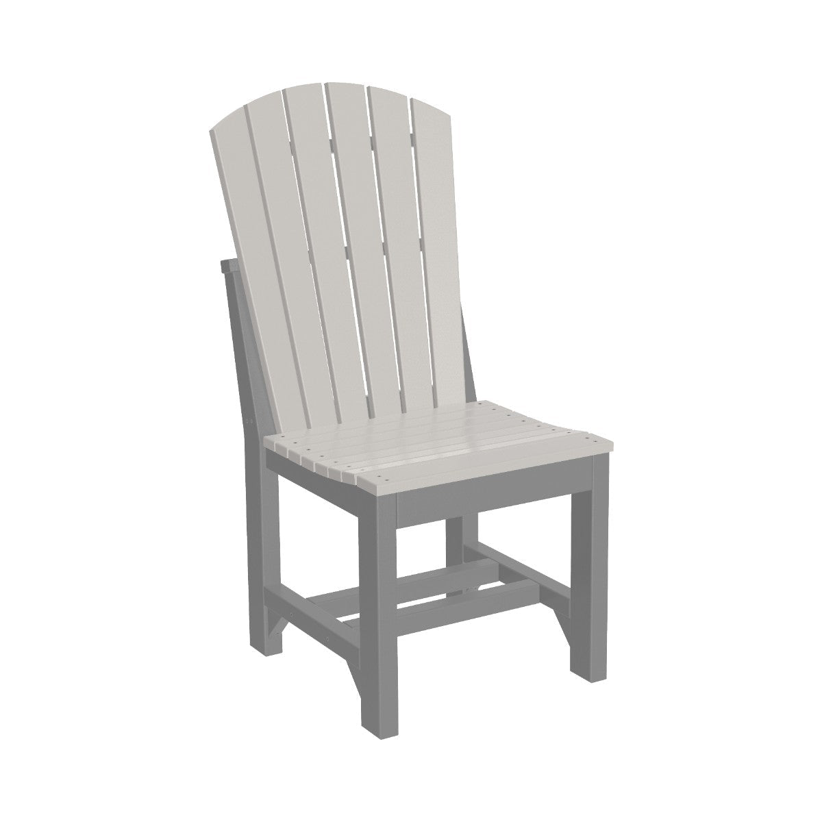 Classic Adirondack Side Chair dove-gray-slate Dining Height (30")