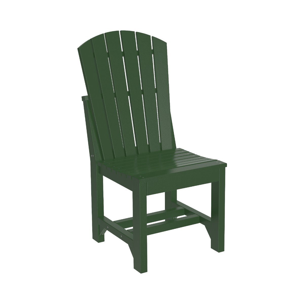 Classic Adirondack Side Chair forest-green Dining Height (30")