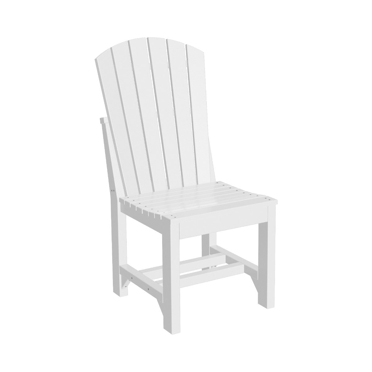 Classic Adirondack Side Chair white Dining Height (30")