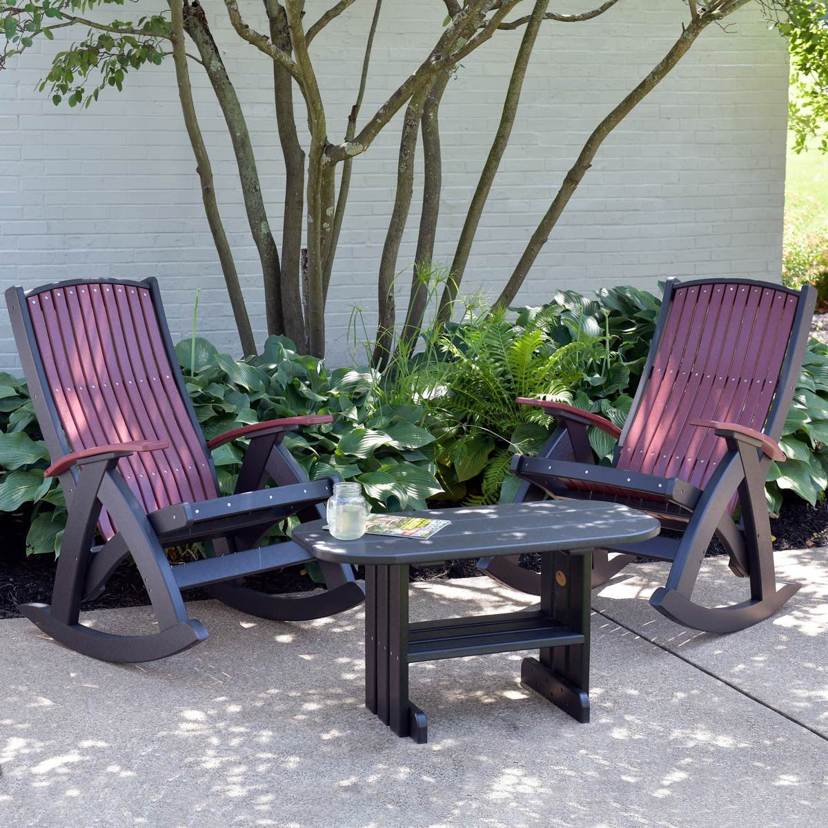 Classic Comfort Rocking Chair antique-mahogany