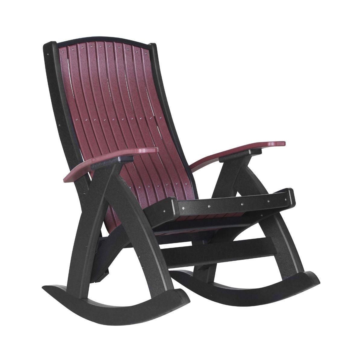 Classic Comfort Rocking Chair cherrywood-black