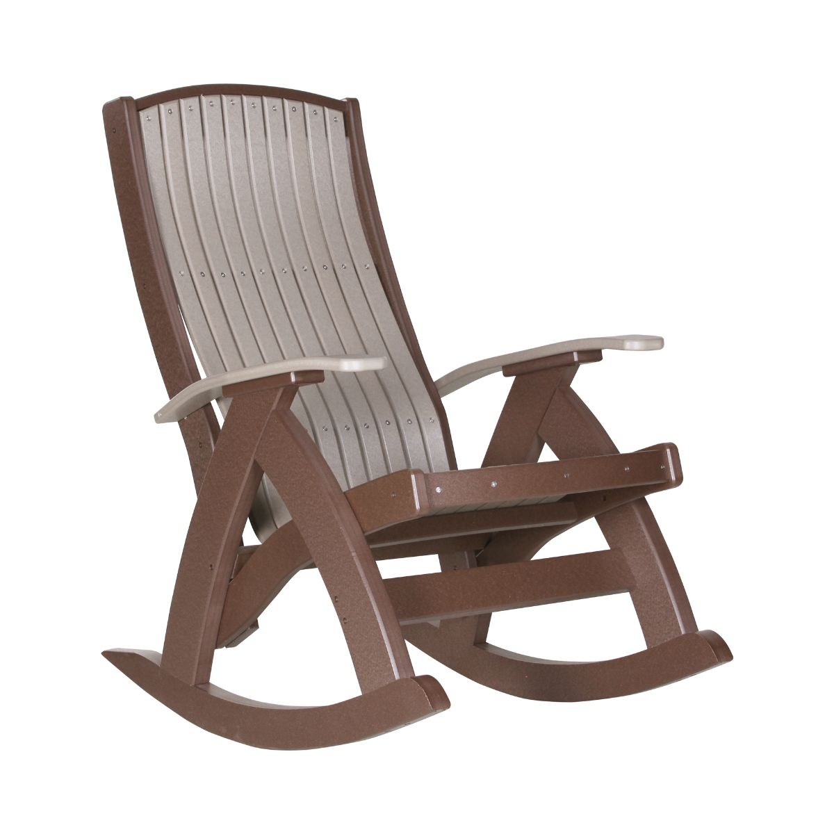 Classic Comfort Rocking Chair weatherwood-chestnut-brown