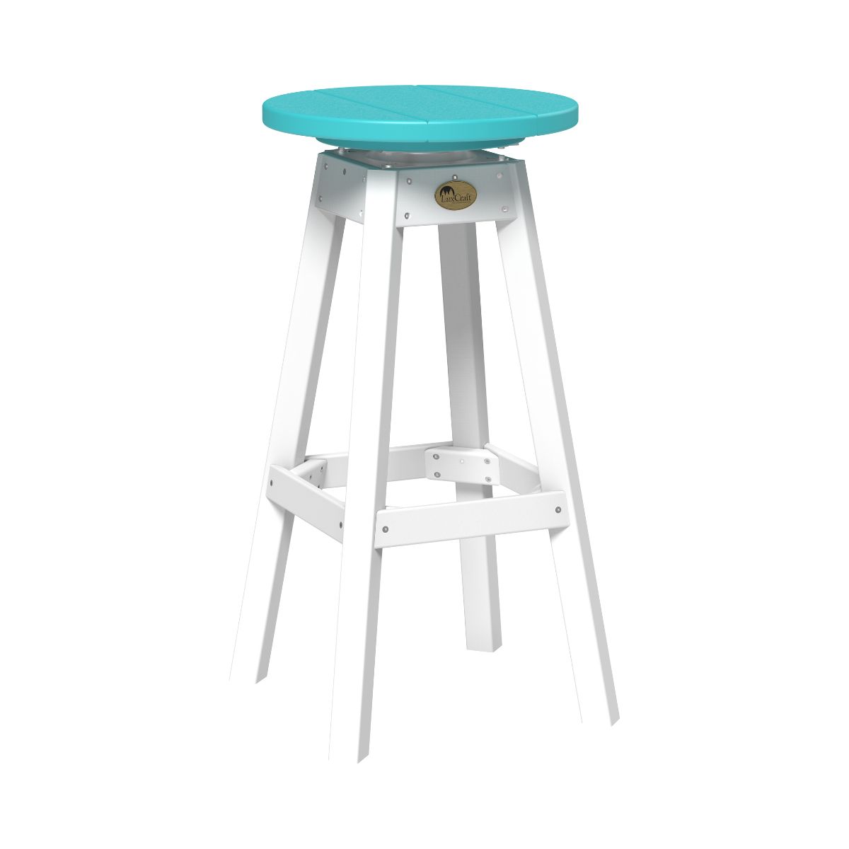 Classic Patio Bar Stool aruba-blue-white