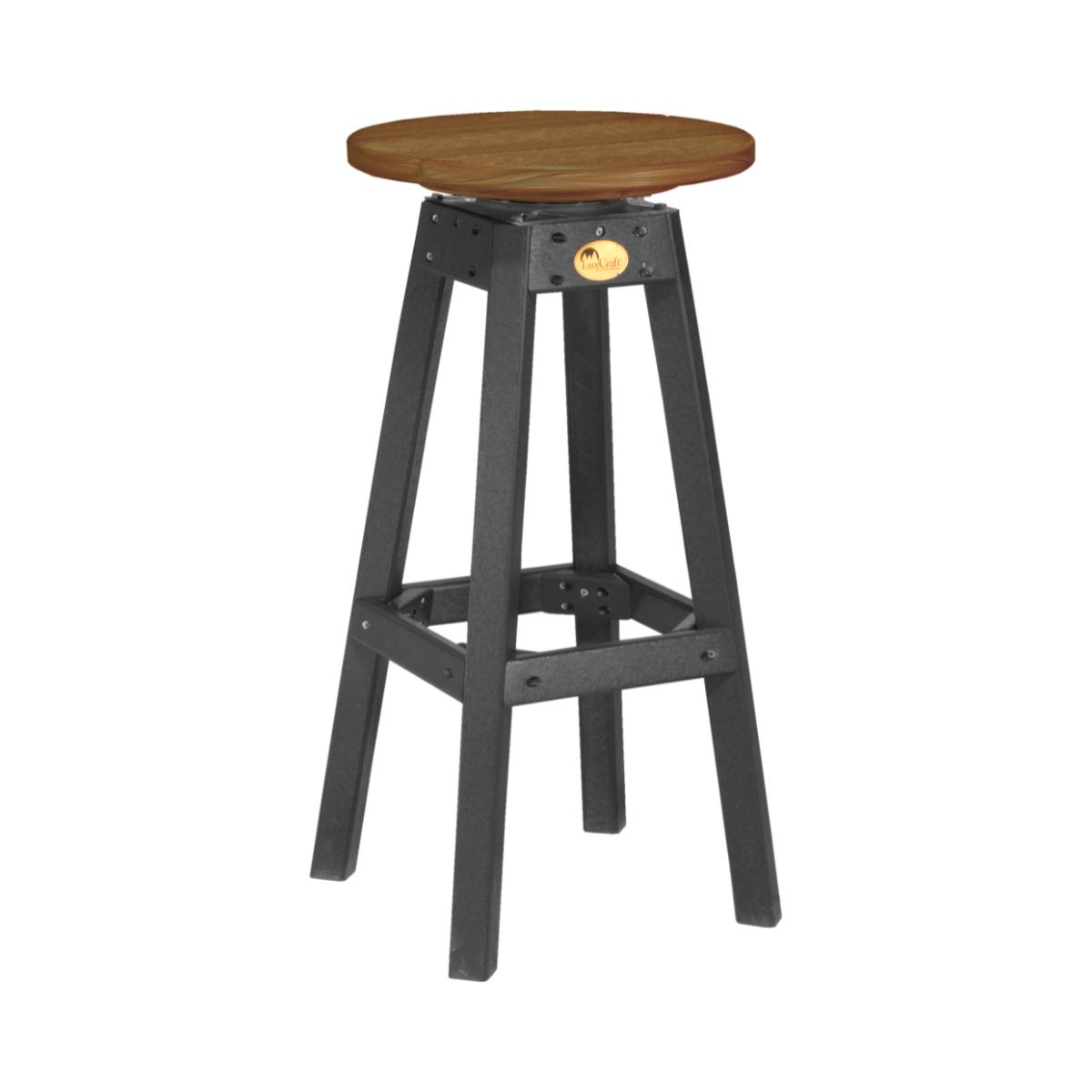 Classic Patio Bar Stool antique-mahogany-black