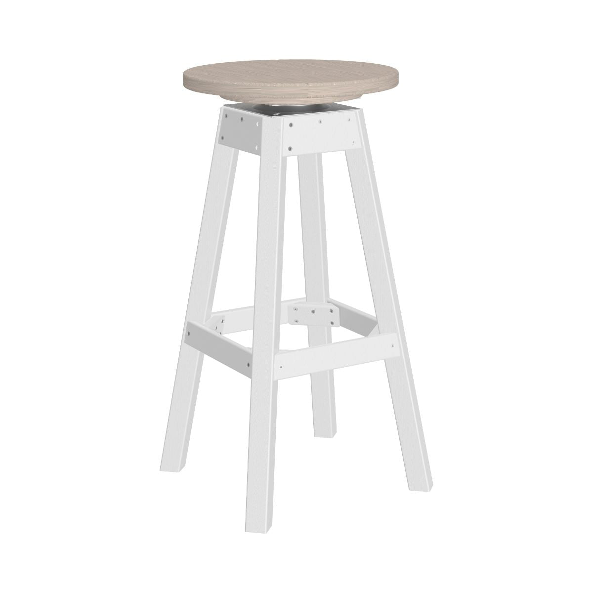 Classic Patio Bar Stool birch-white