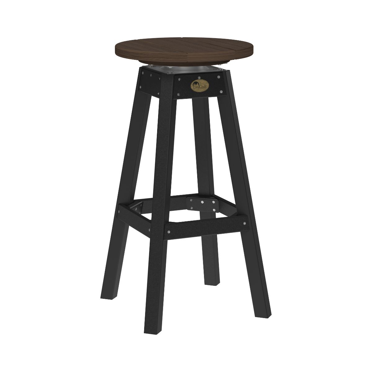Classic Patio Bar Stool brazillian-black-walnut