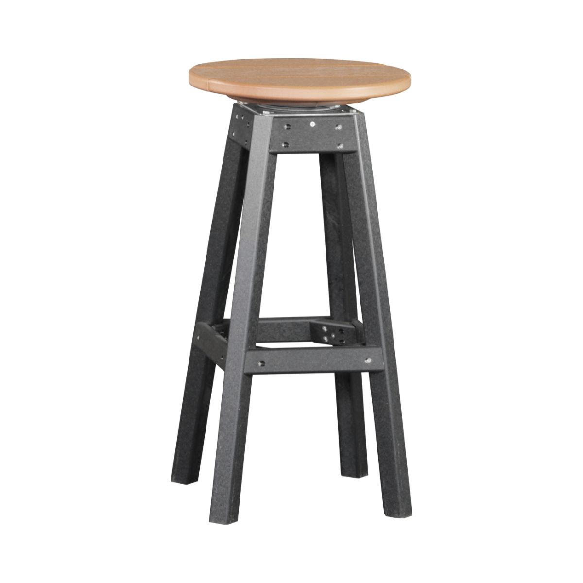 Classic Patio Bar Stool cedar-black