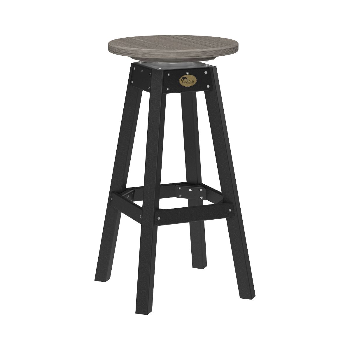 Classic Patio Bar Stool coastal-gray-black