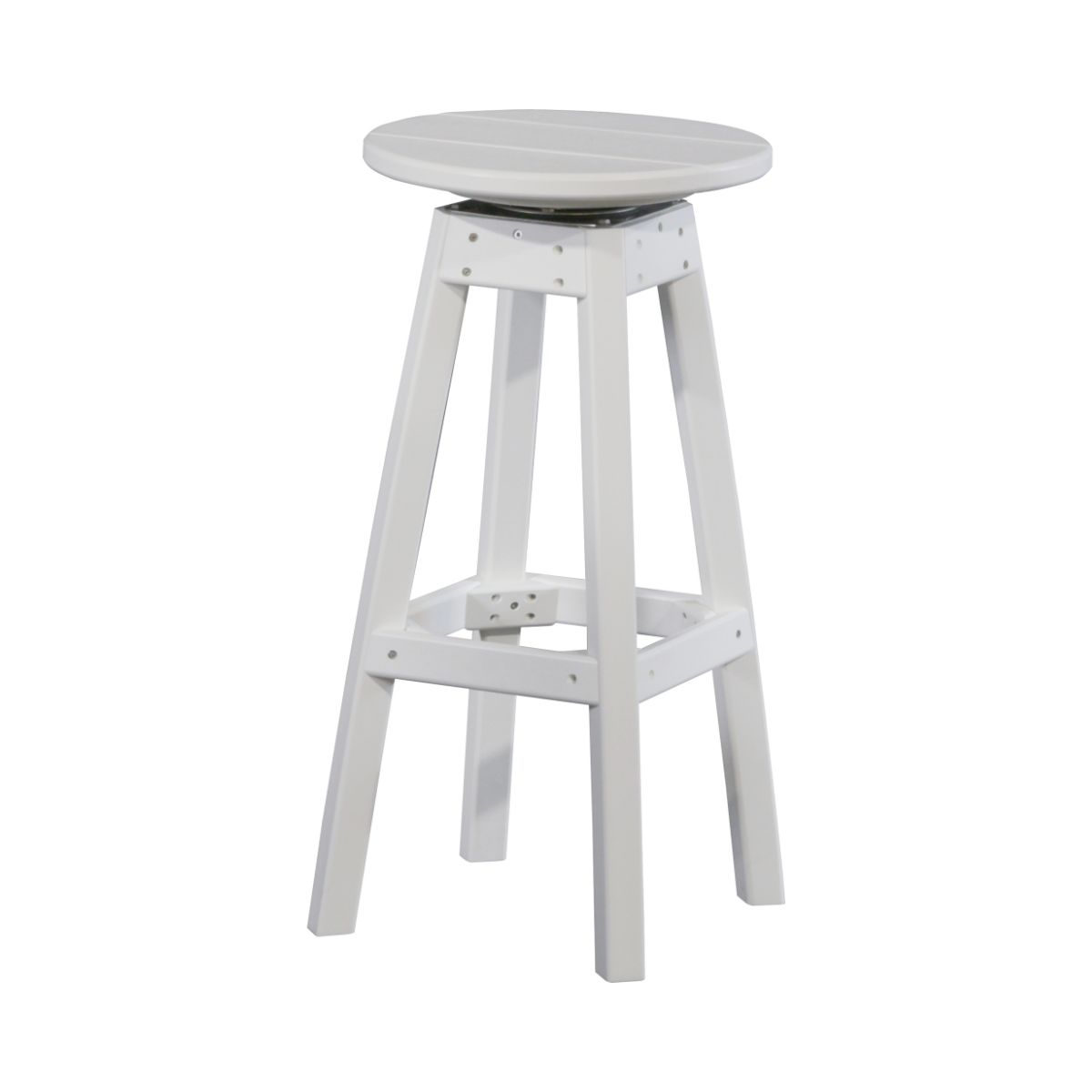 Classic Patio Bar Stool white