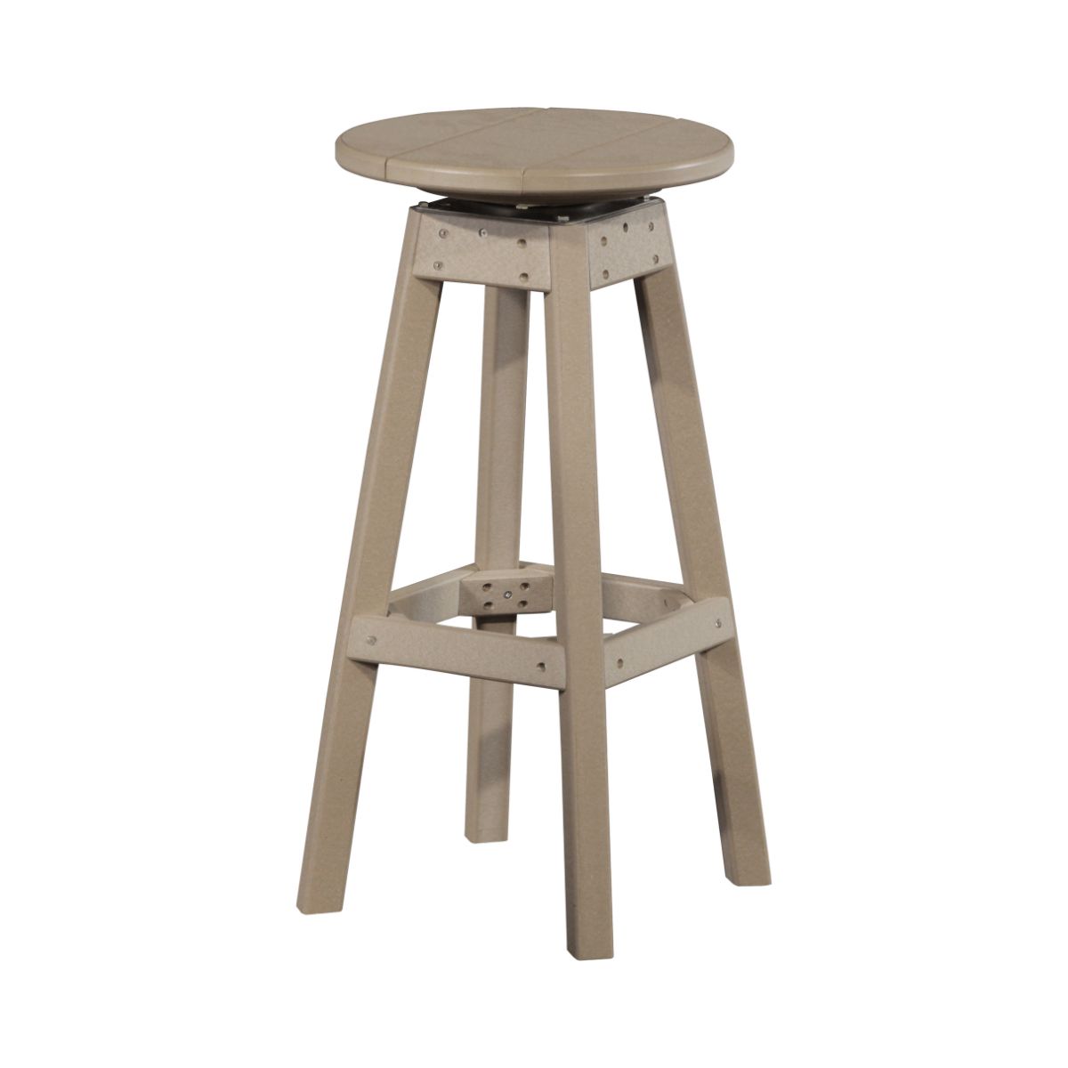 Classic Patio Bar Stool weatherwood