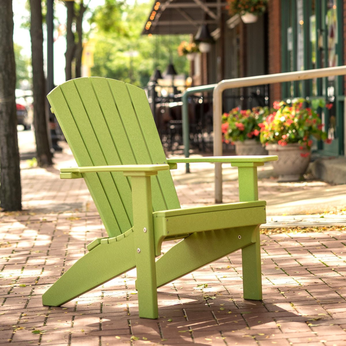 Classic Patio & Garden Adirondack Chair aruba-blue