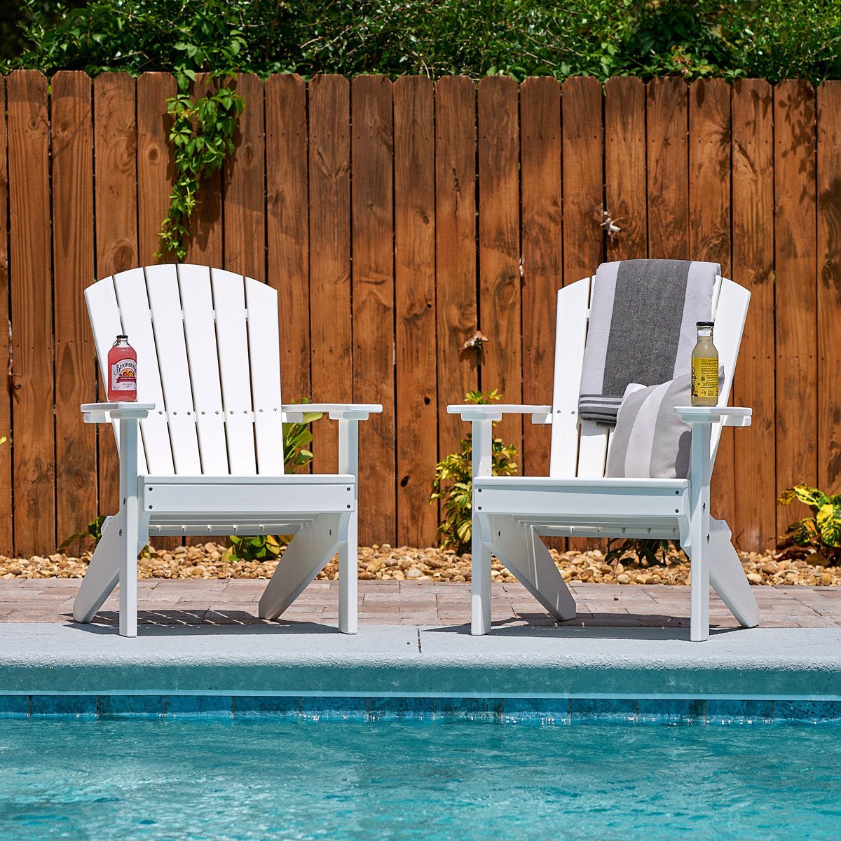 Classic Patio & Garden Adirondack Chair aruba-blue