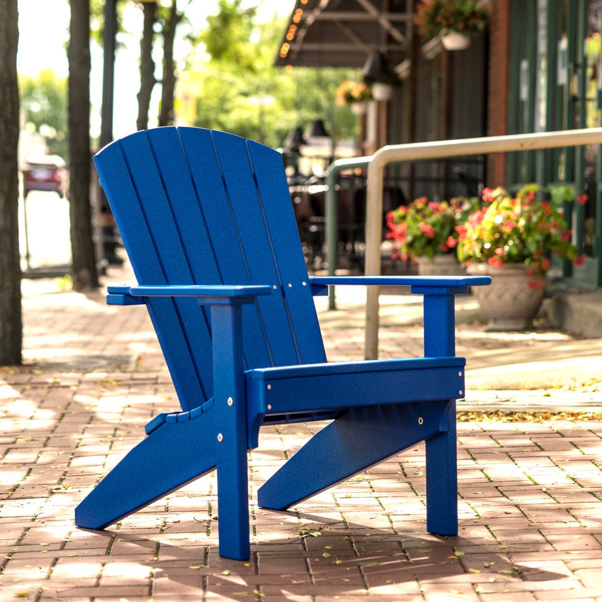 Classic Patio & Garden Adirondack Chair aruba-blue