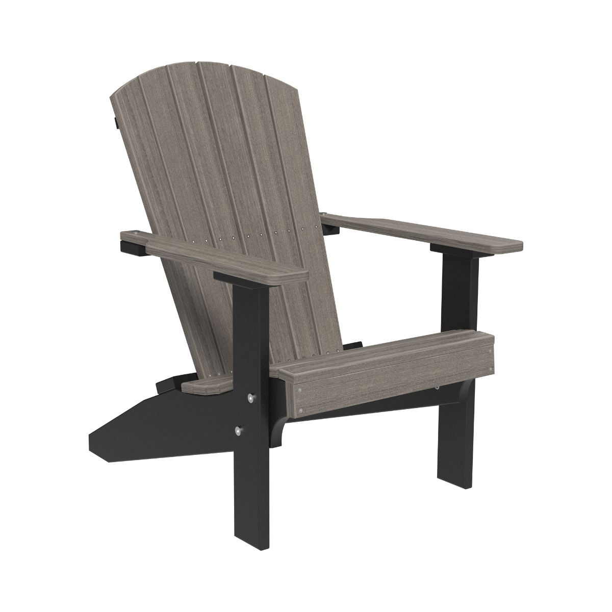 Classic Patio & Garden Adirondack Chair coastal-gray-black