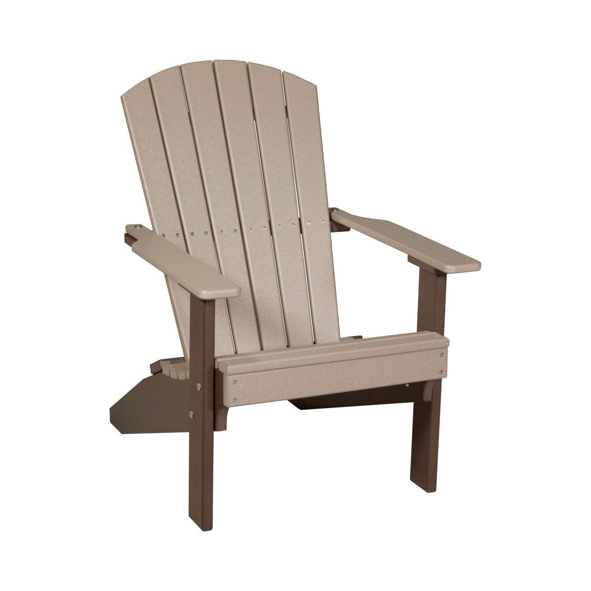 Classic Patio & Garden Adirondack Chair weatherwood-chestnut-brown