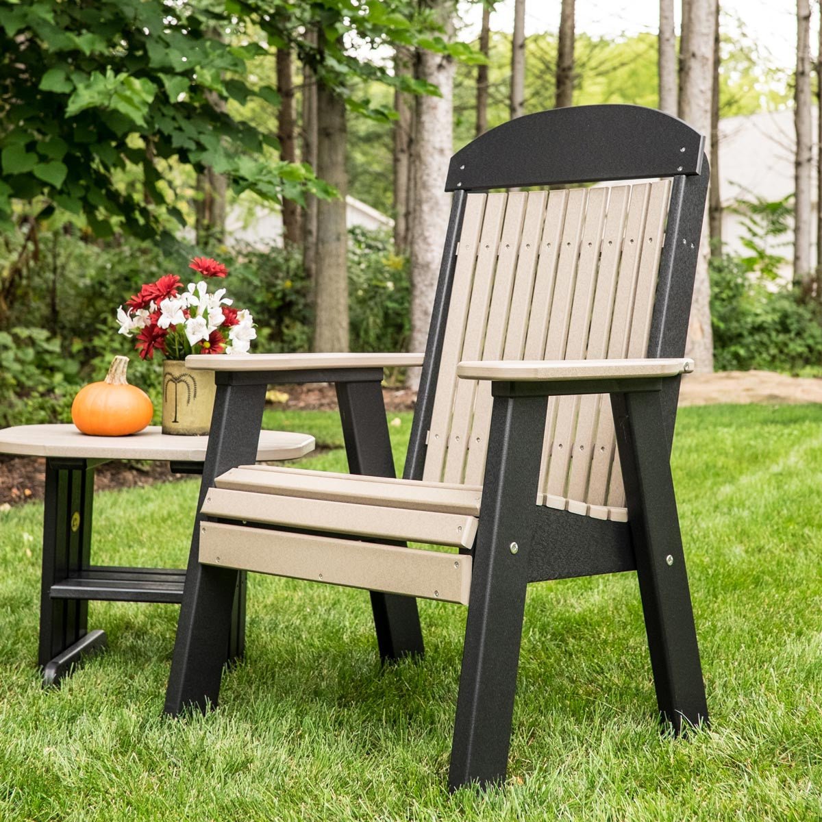 Classic Patio & Garden Chair antique-mahogany